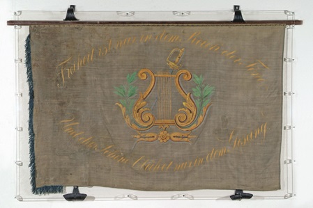 Fahne des Liederkranz1843 e.V. Oppau
